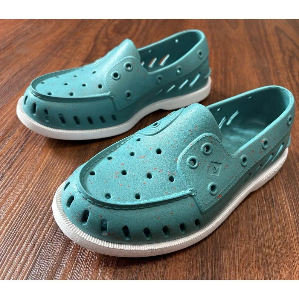 Sperry Top Sider Float Shoe Women's 8 Mens Sz 6 Turquoise‎ Boat Shoe